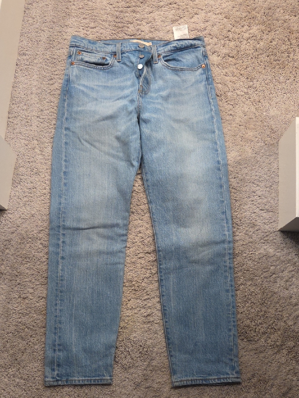 Levi's Light Blue Straight Leg Jeans